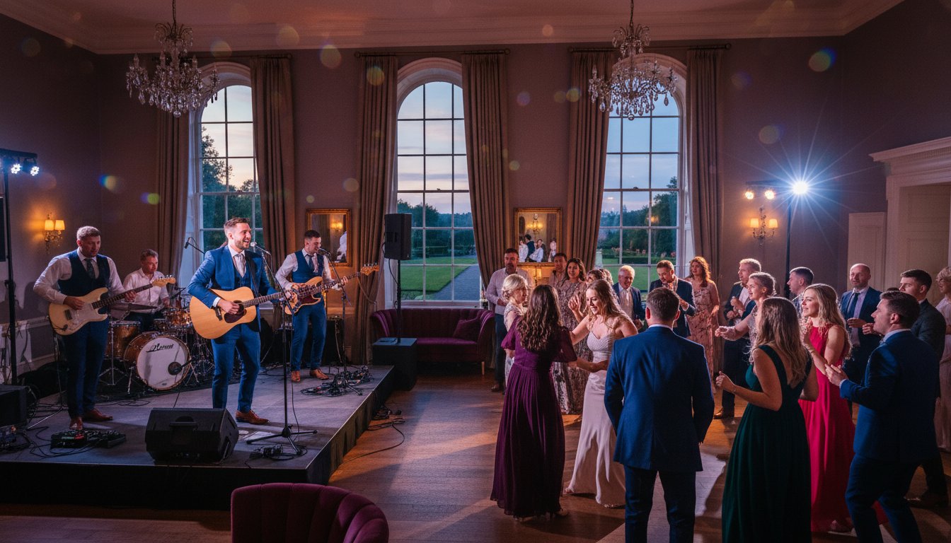 Read more about the article Why Hire a Live Band for a Wedding in 2026? The Ultimate Guide to High-Energy Entertainment