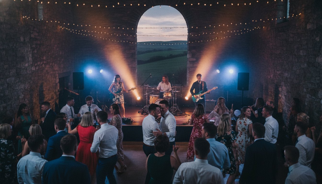 Read more about the article Festival Style Wedding Band Ireland: The 2026 Guide to a Main-Stage Vibe