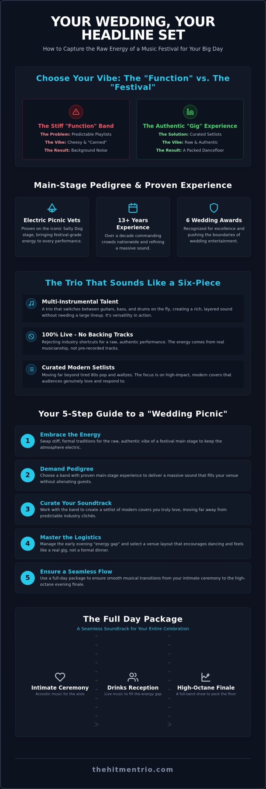 Wedding Band Electric Picnic Vibes: Bringing Main-Stage Energy to Your Big Day