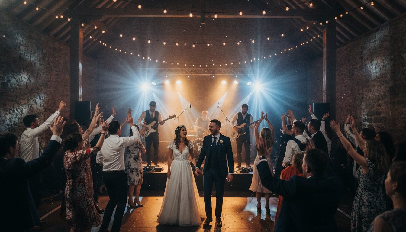 Read more about the article Wedding Band Electric Picnic Vibes: Bringing Main-Stage Energy to Your Big Day