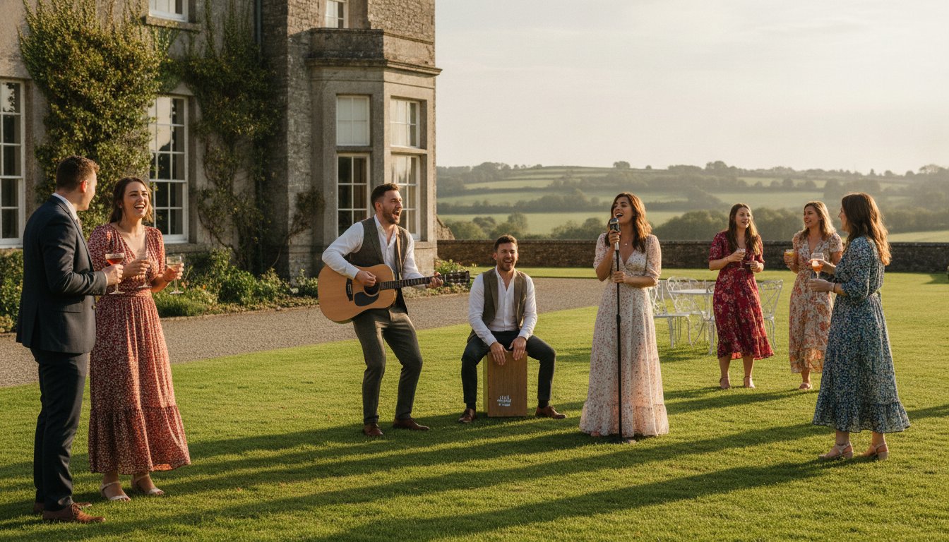 Read more about the article Wedding Drinks Reception Music in Ireland: The 2026 Guide to the Perfect Vibe